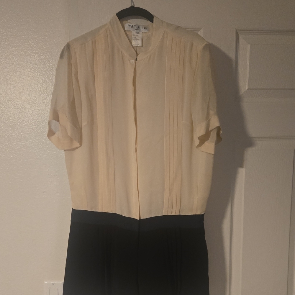 Designer PAUL & JOE MOck Neck Romper